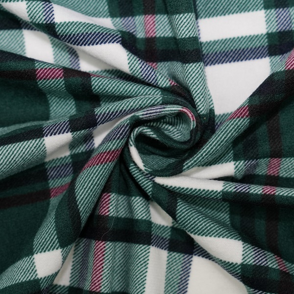 Autumn and Winter Shirt Velveteen-like Printing Fabric