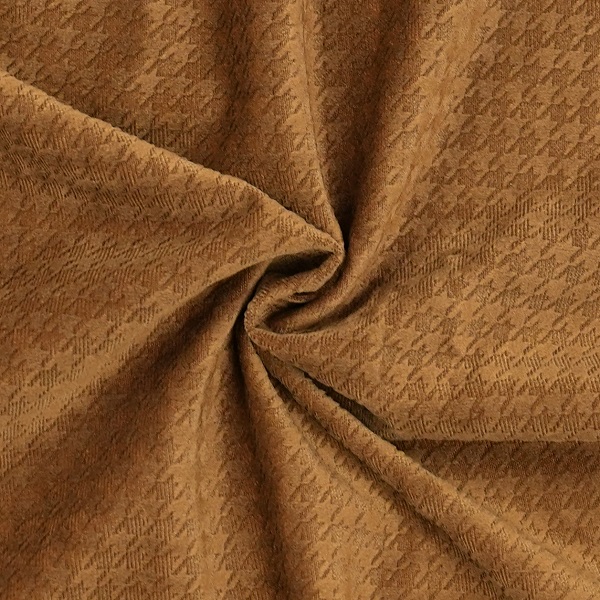 Houndstooth burnout Fabric
