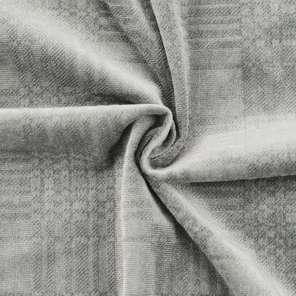 Shirt Plaid Pattern Burnout Fabric