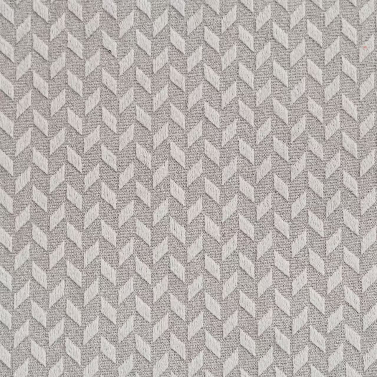 Small Leaf Pattern Burnout Fabric