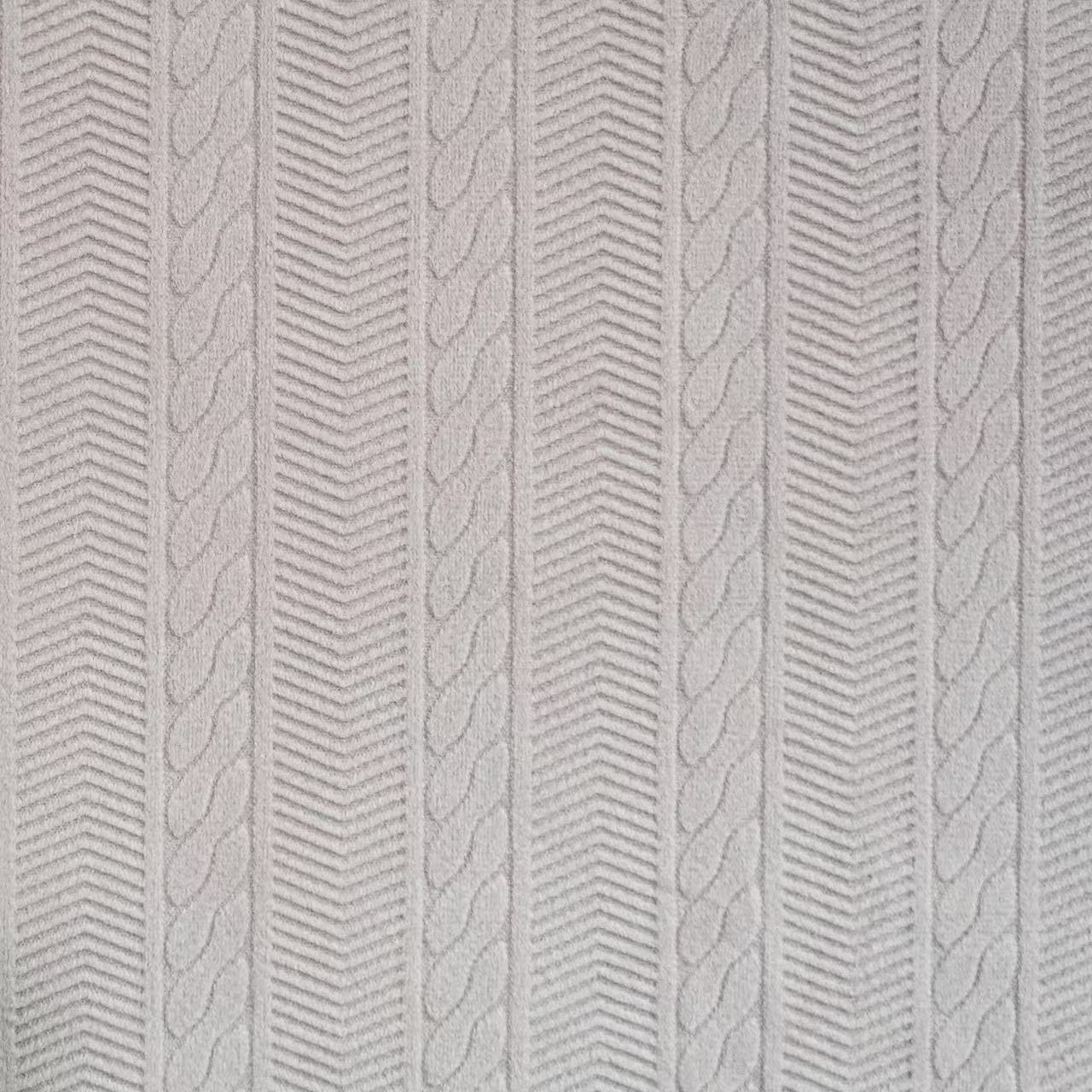 Wavy and hemp Pattern Burnout Fabric