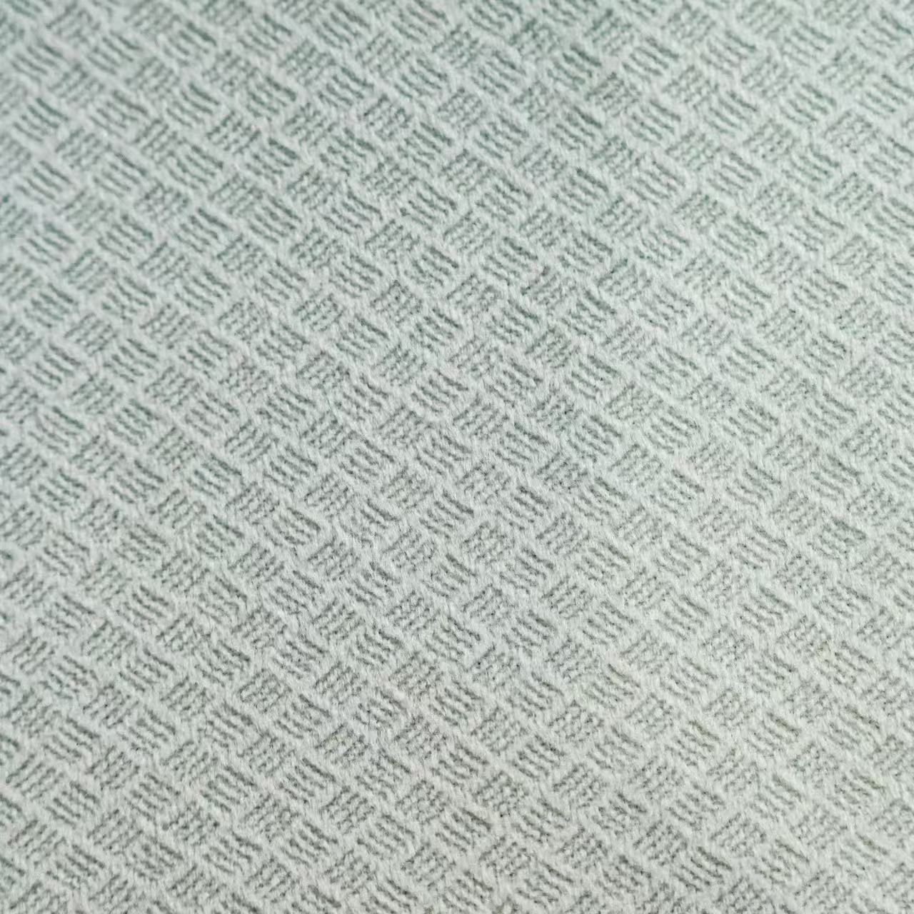 Checkered Striped Burnout Fabric