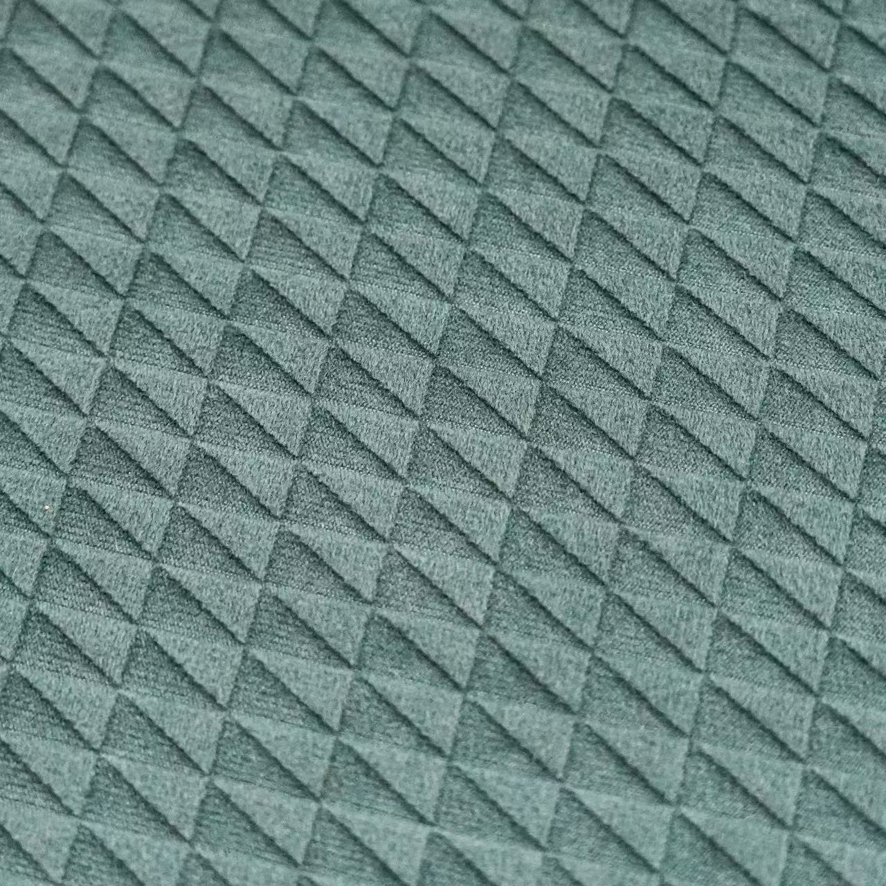 Triangle Pattern Burnout Fabric